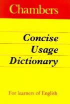 Chambers Concise Usage Dictionary