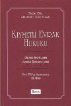 Kıymetli Evrak Hukuku (Ders Notları-Soru Örnekleri)