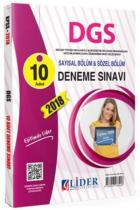 Lider DGS Sayısal Bölüm-Sözel Bölüm 10'lu Deneme Sınavı