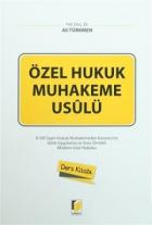 Özel Hukuk Muhakeme Usulü Ders Kitabı