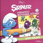 Şirinler Hikayeli Boyama Kitabı-1: Şirin Salata