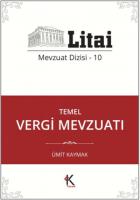 Temel Vergi Mevzuatı - Litai Mevzuat Dizisi-10