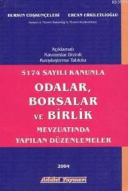 5174 Sayılı Odalar, Borsalar ve Birlik Mevzuatında Yapılan Düzenlemeler