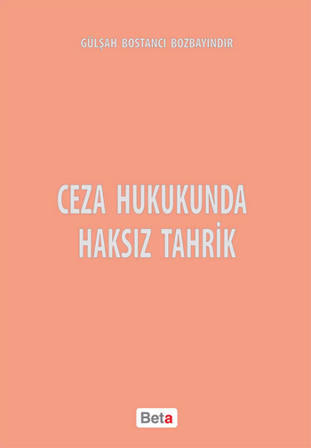 Ceza Hukukunda Haksız Tahrik