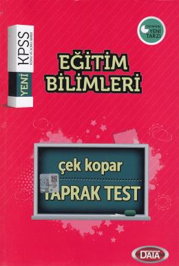 Data 2015 Eğitim Bilimleri Çek Kopar Yaprak Test