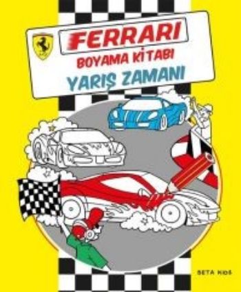 Ferrari - Boyama Kitabı Yarış Zamanı