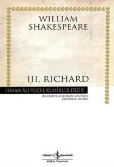 III.Richard-K.Kapak %30 indirimli William Shakespeare