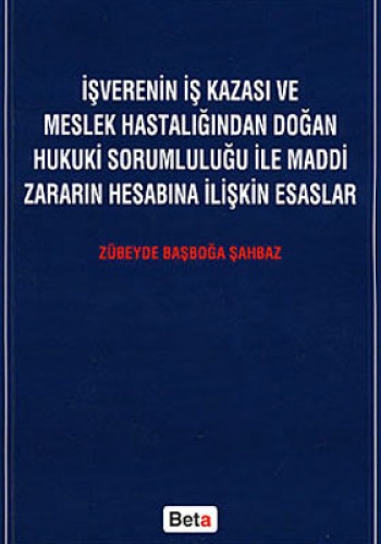 İşverenin İş Kazası ve Meslek Hastalığından Doğan Hukuki Sorumluluğu ile Maddi Zararın Hesabına İlişkin Esaslar