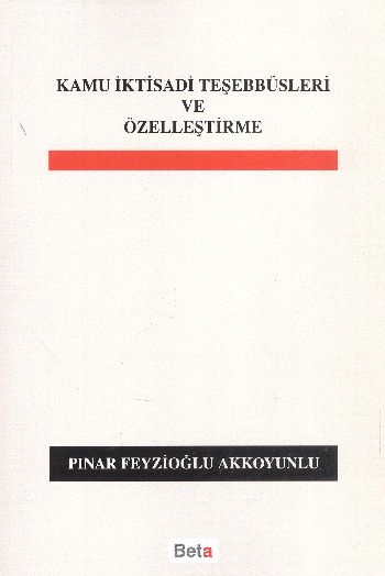 Kamu İktisadi Teşebbüsleri ve Özelleştirme