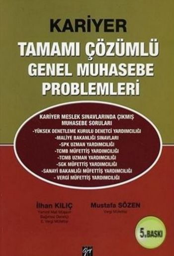 Kariyer Tamamı Çözümlü Genel Muhasebe Problemleri