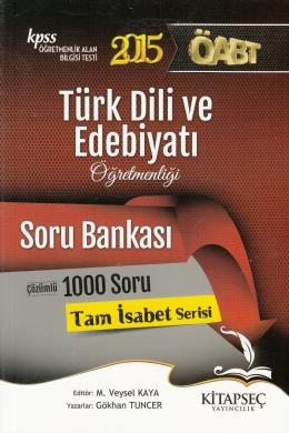 Kitapseç 2015 ÖABT Türk Dili ve Edebiyatı Soru Bankası