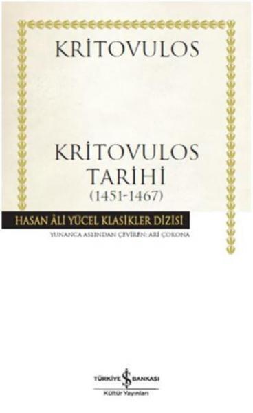 Kritovulos Tarihi (1451-1467) (Ciltli) Kritovulos