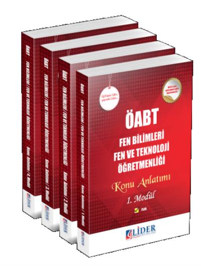 Lider ÖABT Fen Bilimleri ve Teknoloji Öğretmenliği Konu Anlatımlı Modüler Set