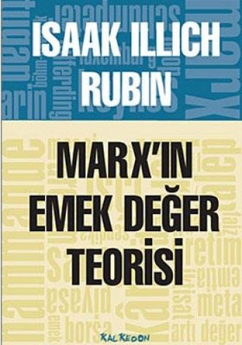Marxın Emek değer Teorisi %17 indirimli Isaak Illich Rubin