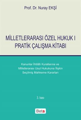 Milletlerarası Özel Hukuk I Pratik Çalışma Kitabı