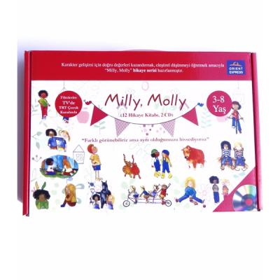 Milly Molly El Yazılı Kutu (12 Kitap + Cd) Kolektif