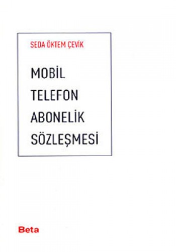 Mobil Telefon Abonelik Sözleşmesi