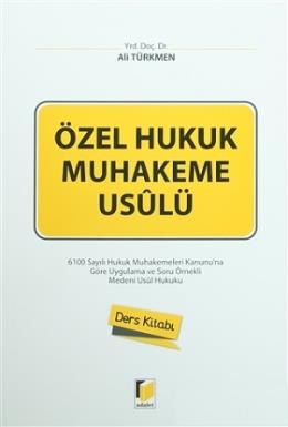 Özel Hukuk Muhakeme Usulü Ders Kitabı