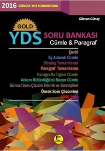 Pelikan Gold YDS Soru Bankası Cümle & Paragraf Gürcan Günay