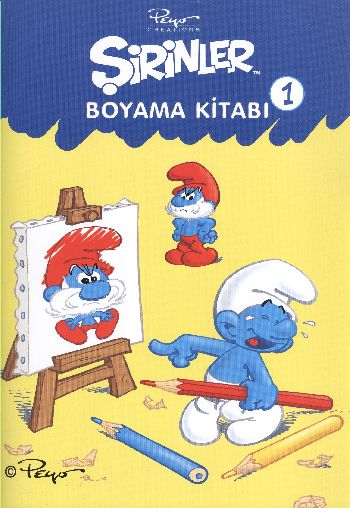 Şirinler Boyama Kitabı -1