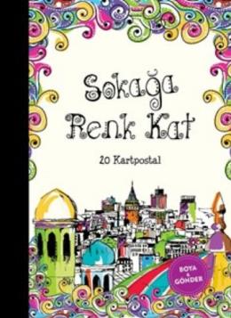 Sokağa Renk Kat - 20 Kartpostal