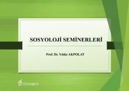 Sosyoloji Seminerleri