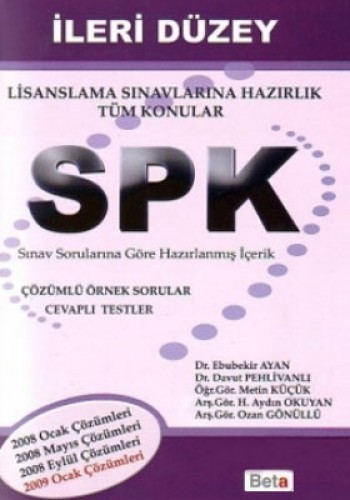 Beta SPK İleri Düzey %17 indirimli