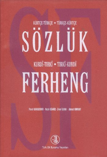 TDK Kürtçe Türkçe Sözlük Ferheng